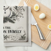 歩くインウィンターワンダーランド雪だるま キッチンタオル (四つ折り)