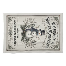 歩くインウィンターワンダーランド雪だるま