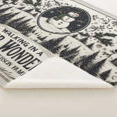 歩くインウィンターワンダーランド雪だるま シェルパブランケット (3/4)