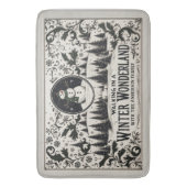 歩くインウィンターワンダーランド雪だるま バスマット (正面縦)