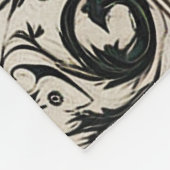 歩くインウィンターワンダーランド雪だるま フリースブランケット (角)