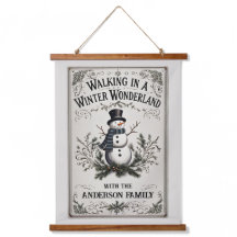 歩くインウィンターワンダーランド雪だるま