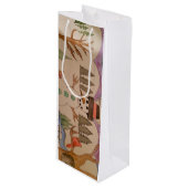 歩くインザウィンターワンダーランドワイン抱き枕 ワインギフトバッグ (正面アングル)