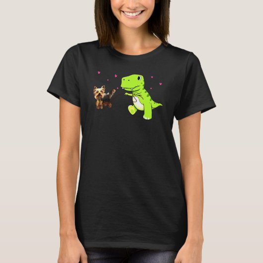 歩くウィズヨークシャーテリア Tシャツ (正面)