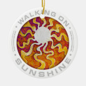 歩くオンサンシャイン セラミックオーナメント (正面)