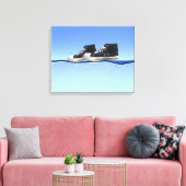 歩くオン水 キャンバスプリント (インサイチュ (リビング))