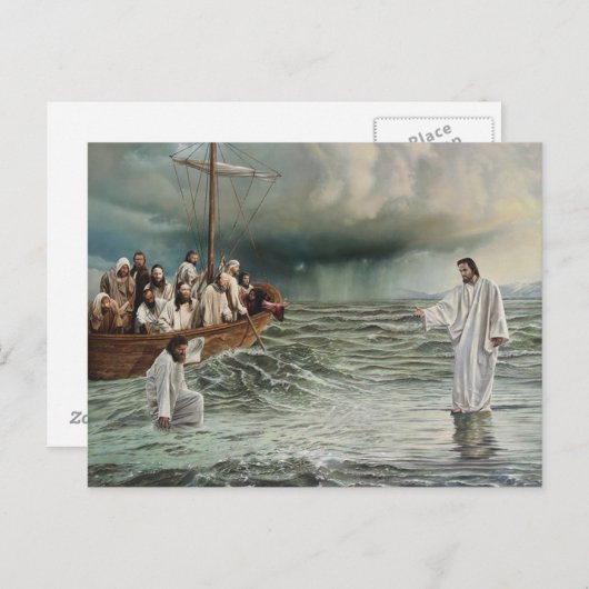 歩くオン水 ポストカード (正面/裏面)