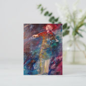 「歩くオン・ウォーター」はがき ポストカード (スタンド正面)