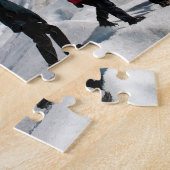 歩くオンPerito Moreno Glacier,アルゼンチン ジグソーパズル (側面)