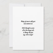 『歩くカップルのいる風景』(Vincent van Goghによる) 招待状 (裏面)