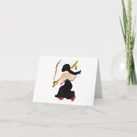 歩くグリーティングカード サンキューカード (正面)