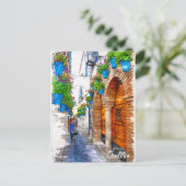 歩くコルドバの路地 – スペインはがき ポストカード (スタンド正面)