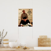 「歩くサポートキャスト」 -引用文ポスター ポスター (キッチン)