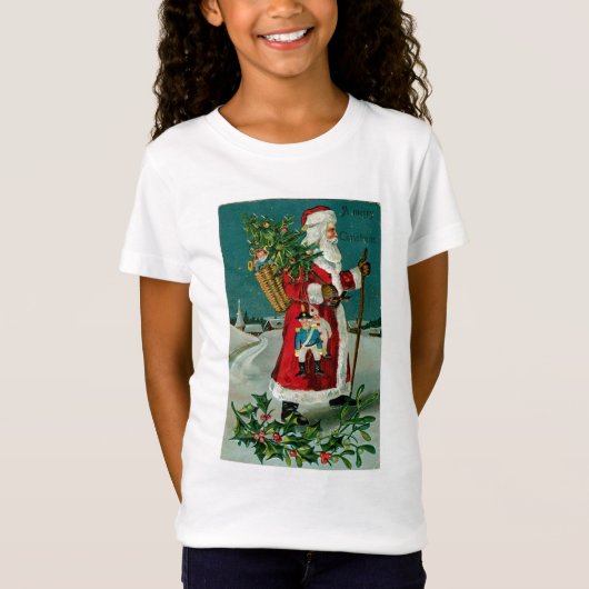 歩くサンタ Tシャツ (正面)