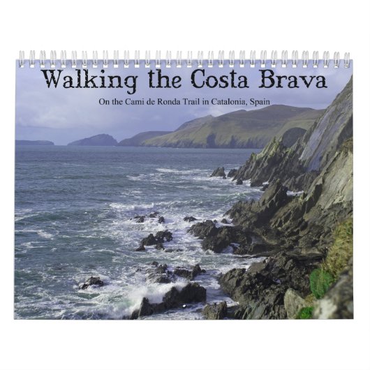 歩くザコスタブラバオブカタロニアスペイン カレンダー (カバー)