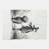 歩くザドッグキッチンタオル キッチンタオル (横)