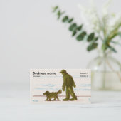 歩くザドッグスケッチ 名刺 (スタンド正面)