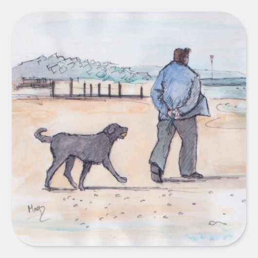 歩くザドッグ – 07 スクエアシール (正面)