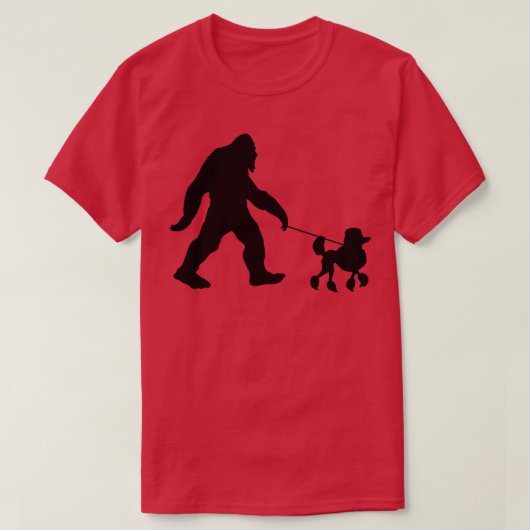 歩くザプードル Tシャツ (デザイン正面)