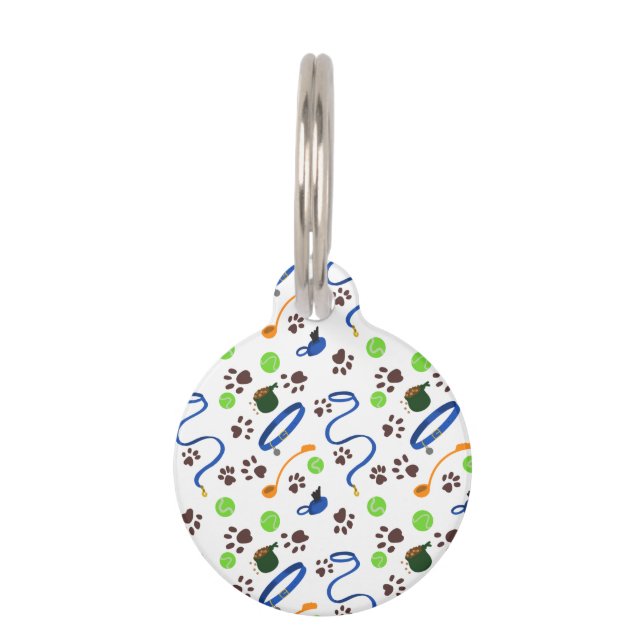 歩くザ・ドッグ – ドッグIDラベル ペット　ネームタグ (正面)