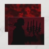 歩くスルー・ザ・ヴィレッジ～招待状/ RSVP 招待状 (正面/裏面)