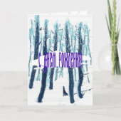 歩くスルー・スノイ・フォレスト カード (正面)