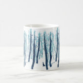 歩くスルー・スノイ・フォレスト コーヒーマグカップ (中央)