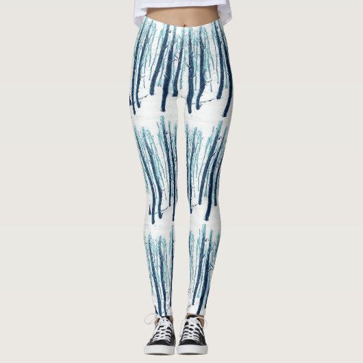 歩くスルー・スノイ・フォレスト レギンス (正面)