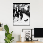 歩くダックスinワシントンDC 1926 ポスター (ホームオフィス)