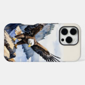 歩くハイキング自然ウィルダネスマウンテンイーグル iPhoneケース (裏面横)