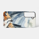 歩くハイキング自然ウィルダネス山脈 SAMSUNG GALAXYケース (裏面横)