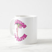 歩くバイ信仰 – クリスチャン感動的引用文 コーヒーマグカップ (正面左)