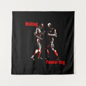 歩くパウダーケグ タペストリー (正面)