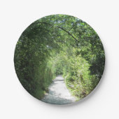 歩くパス（緑） ペーパープレート (正面)