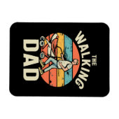 歩くパパ マグネット (横)