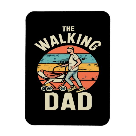 歩くパパ マグネット (縦)