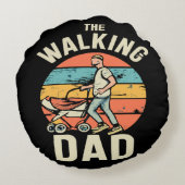 歩くパパ ラウンドクッション (裏面)