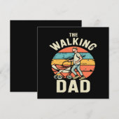 歩くパパ 招待状 (正面/裏面)