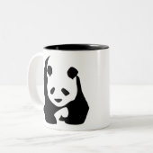 歩くパンダ ツートーンマグカップ (正面左)