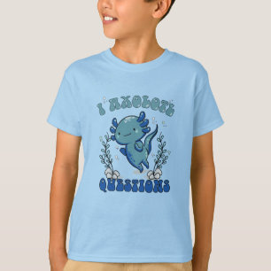 歩くフィッシュユーAxolotl質問 Tシャツ