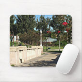 歩くブリッジのまわりにレイク鏡 マウスパッド (マウス)