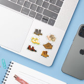 歩くブートステッカー シール (ノートパソコンとiPhone)