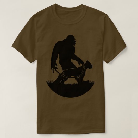 歩くボクサー犬 Tシャツ (デザイン正面)