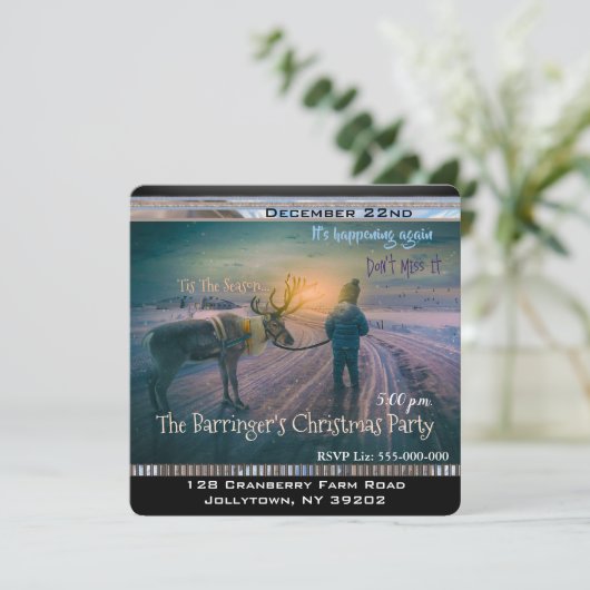 歩くマイトインディアアニュアルクリスマスパーティー 招待状 (スタンド正面)