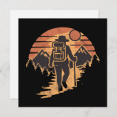 歩くモダンハイキングマウンテンヴィンテージ シーズンカード (正面/裏面)