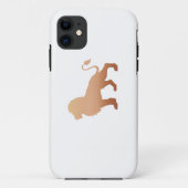 歩くライオンのシルエット – 背景色を選択 Case-Mate iPhoneケース (裏面)