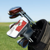 歩くレッドフラグスケルトン | 神経質なミニマルなユーモア ゴルフヘッドカバー (インサイチュ)