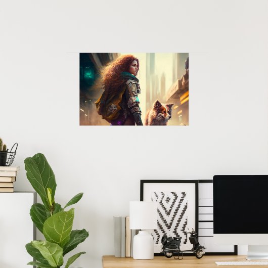 歩く万城 ポスター (ホームオフィス)