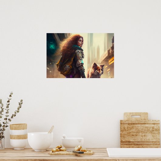 歩く万城 ポスター (キッチン)