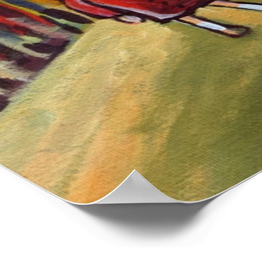 歩く付き ポスター (角)